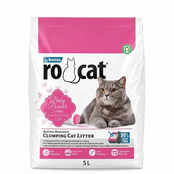 Bentas Ro Cat Baby Powder Cat Litter 5L