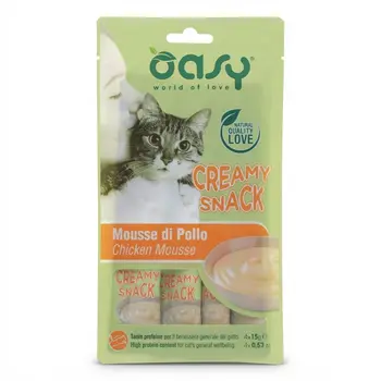Oasy Cats Wet Treats Chicken Mousse 4x15g