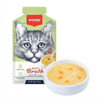 Wanpy Meat Broth Chicken with Pumpkin & Carrot 50g