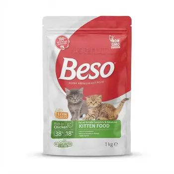 Beso Chicken Kitten Dry Cat Food 1kg
