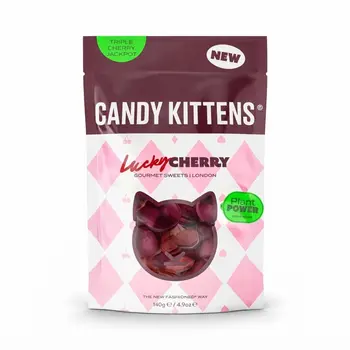 Candy Kittens Lucky Cherry Gourmet Sweets 140g