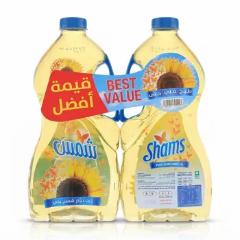 Shams Pure Sunflower Oil Value Pack 2×1.5L
