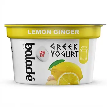 Balade Premium Greek Style Yoghurt Low Fat Lemon Ginger 180g