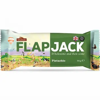 Wholebake Pistachio Flapjack Bar 80g