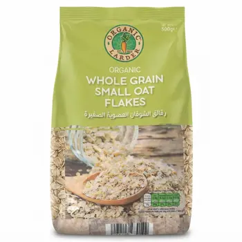 Organic Larder Whole Grain Oat Flakes 500g