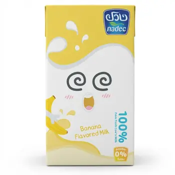 Nadec Uht Banana Milk 125 Ml