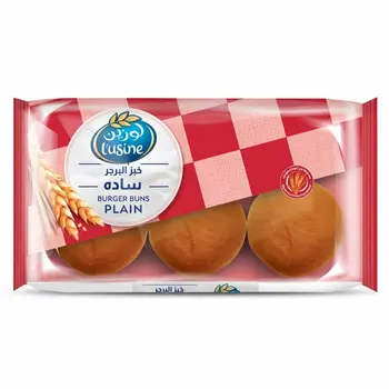 Lusine Burger Buns Plain 400g