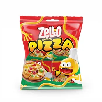 Zello Gummy Pizza Candy 80g