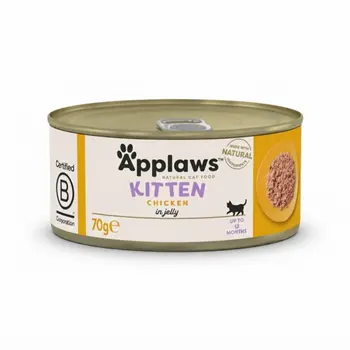Applaws Canned Wet Food For Kittens Chicken Strips in Jelly 70g