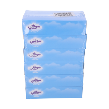 Softy 2Ply Facial Tissue 6X70Pieces