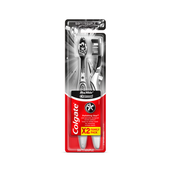 Colgate Max White Charcoal Toothbrush Family Pack 2-Pack
