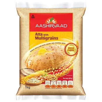 Aashirvaad Multigrains Whole Wheat Atta 1kg