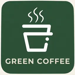 Green coffee logo