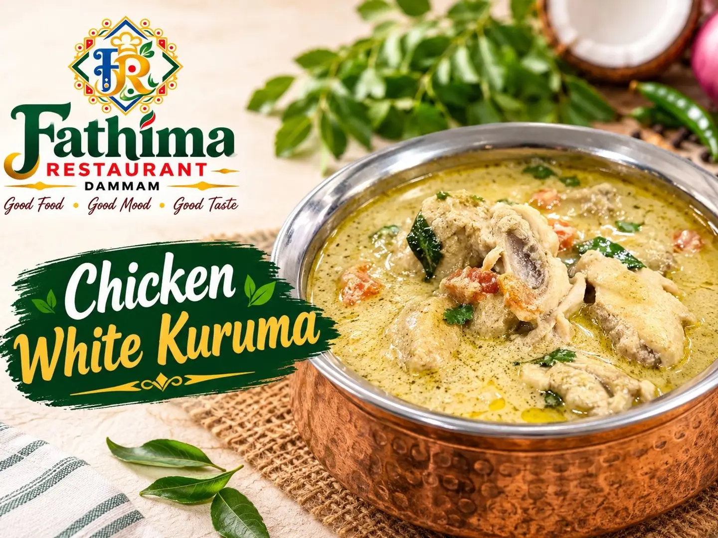 Malai Chicken Kuruma White