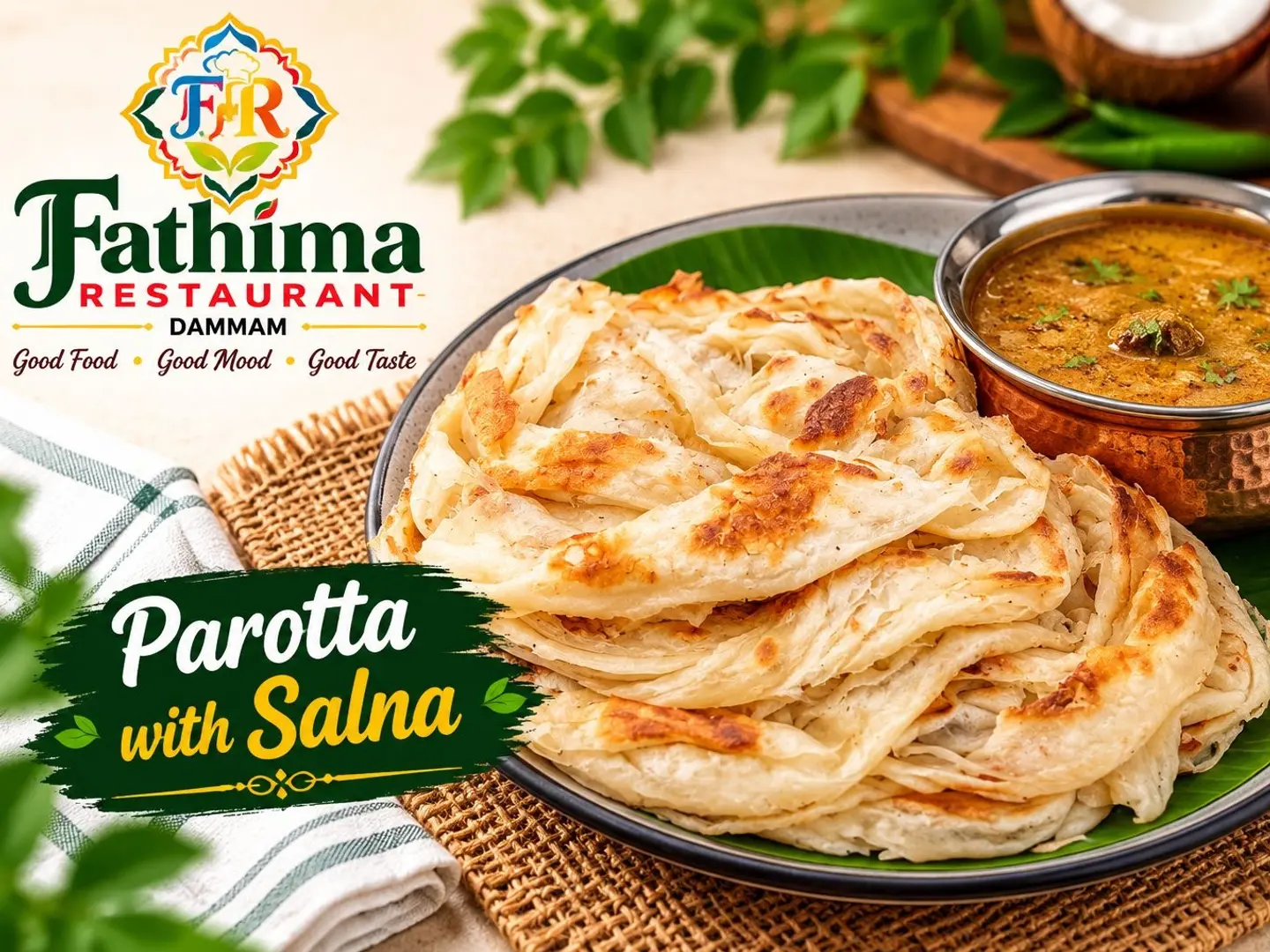 Parotta 3 Pcs With Salna
