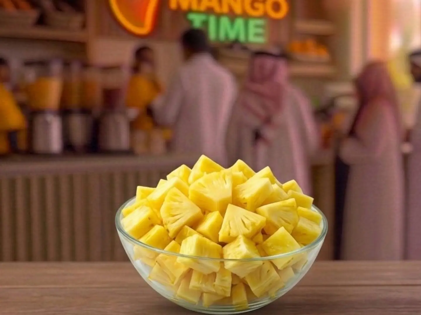 طبق أناناس