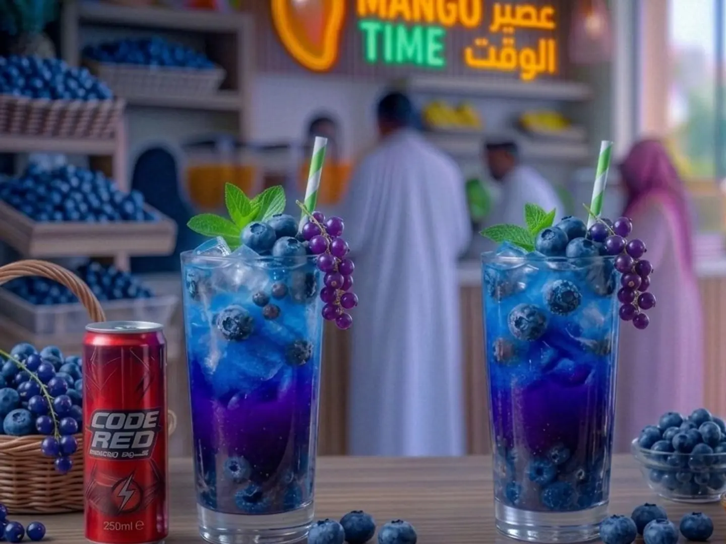 Code Red With Blue Berry Flavor