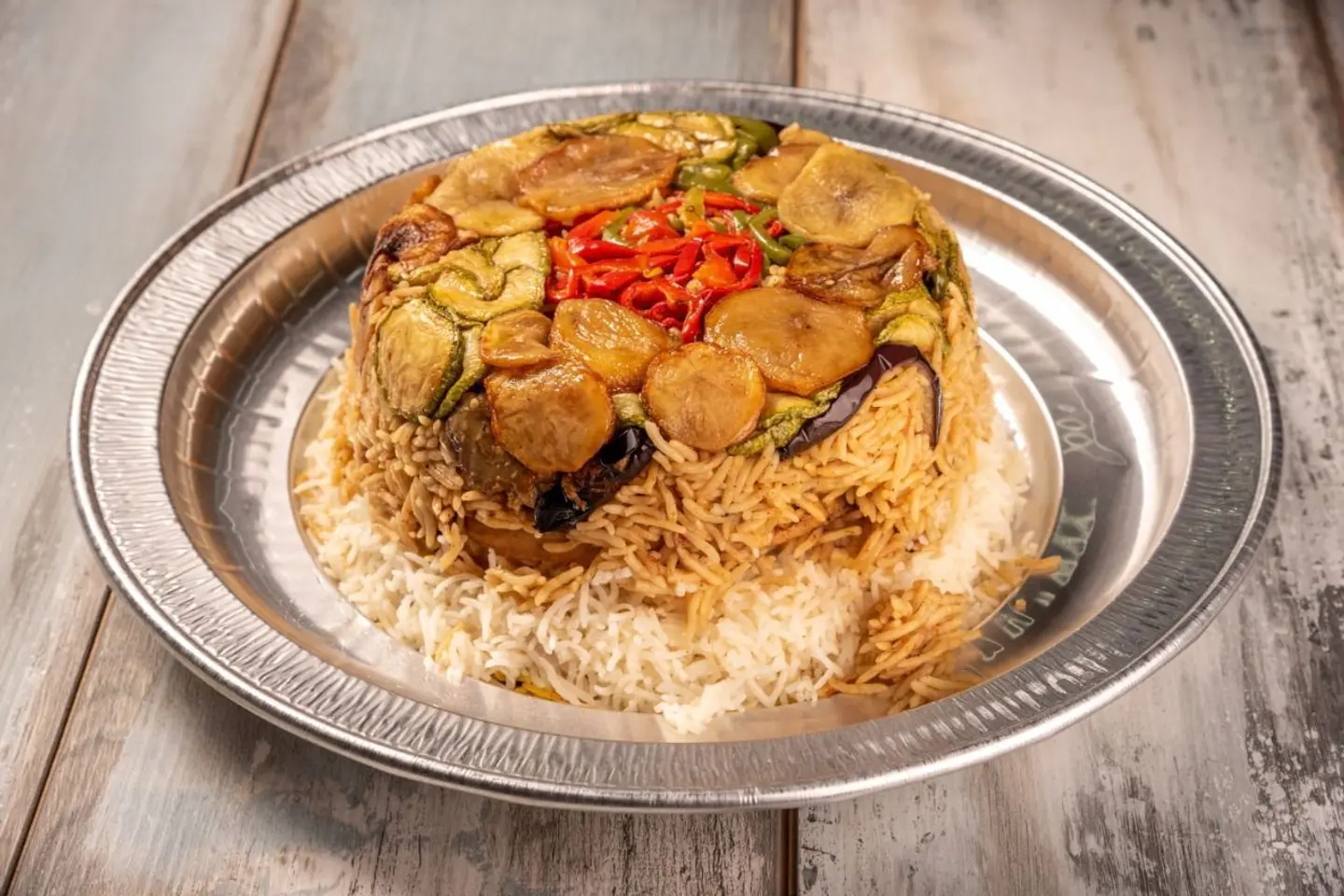 أرز مقلي بالخضروات