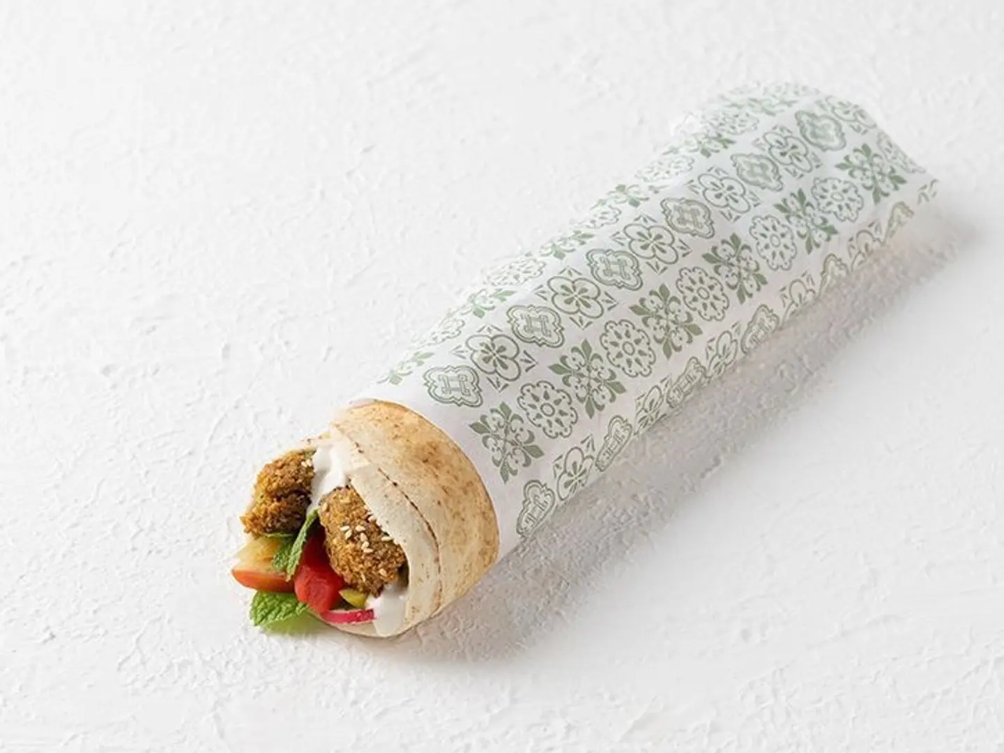 Falafel Sandwich With Egg