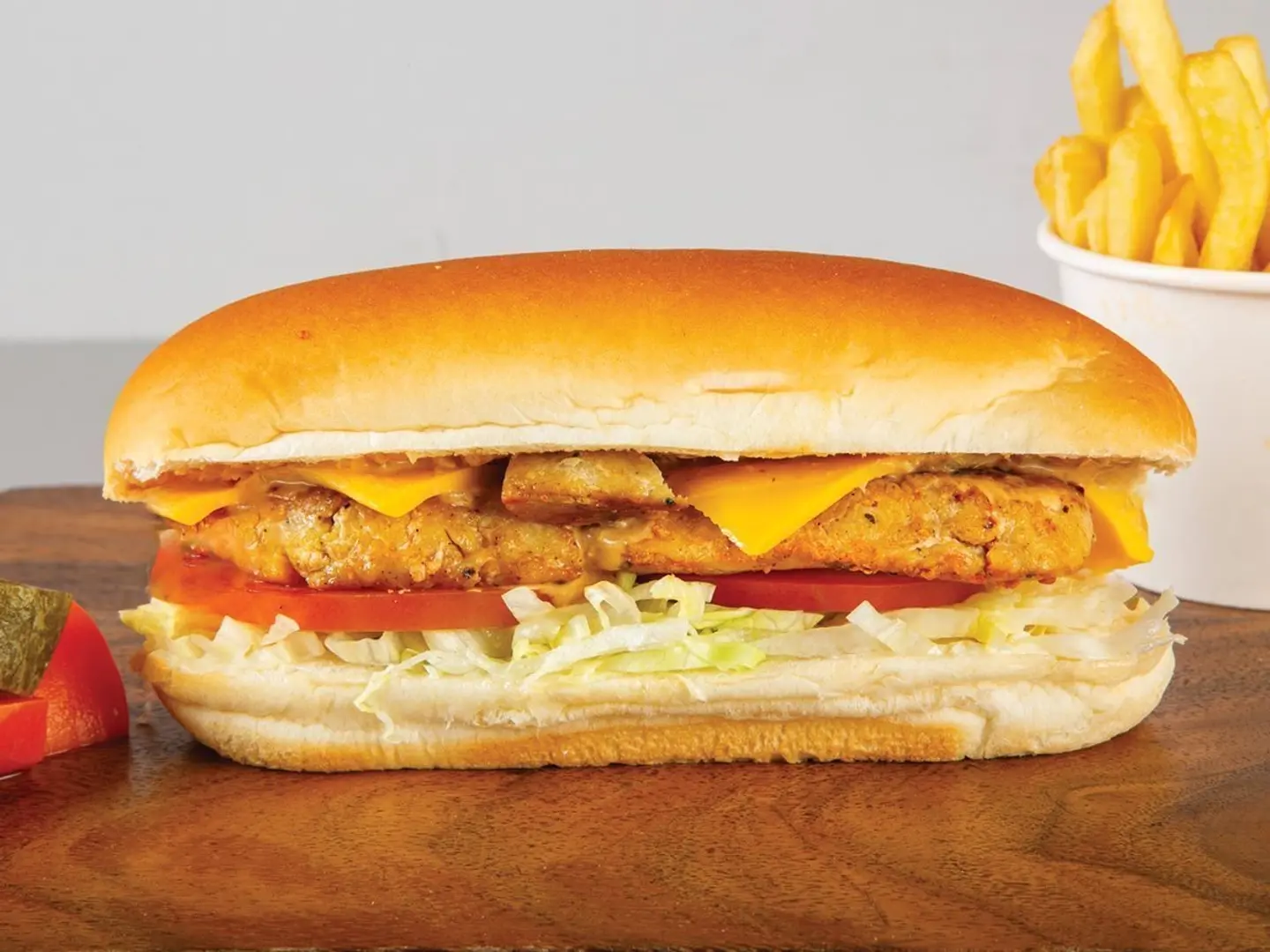 Mexican Chicken Sandwich With Cheese