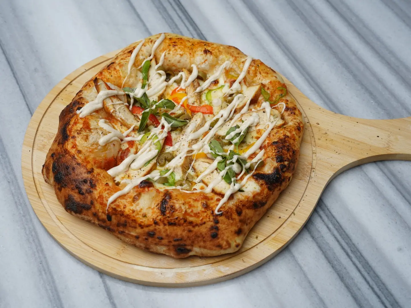 Ranch Chicken Pizza