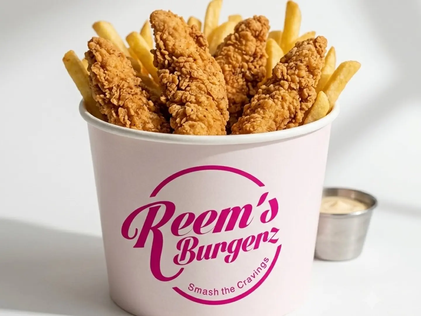 Crispy Chicken Strips With Fries 4 Pcs