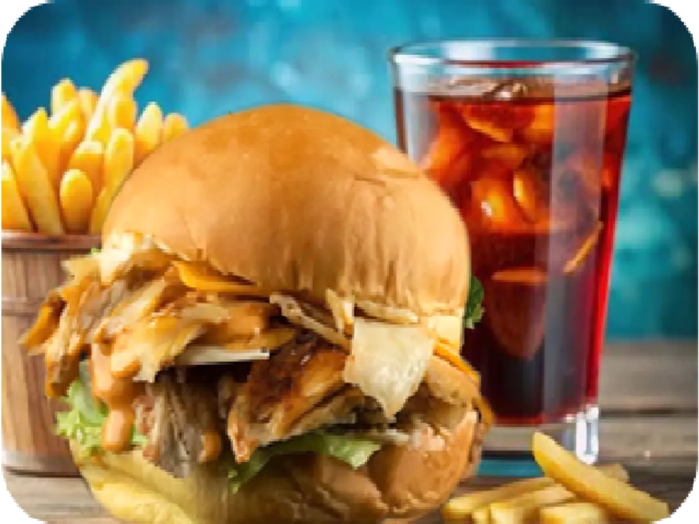 Shawarma Burger Meal