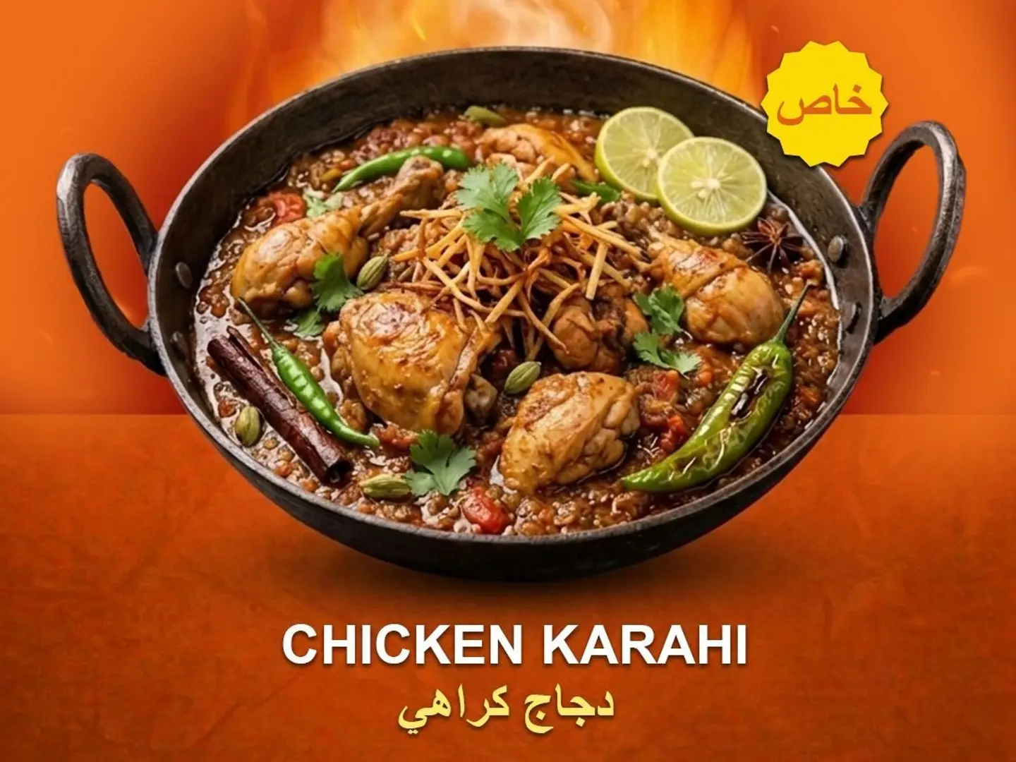 Shanwwari Karahi Mutton