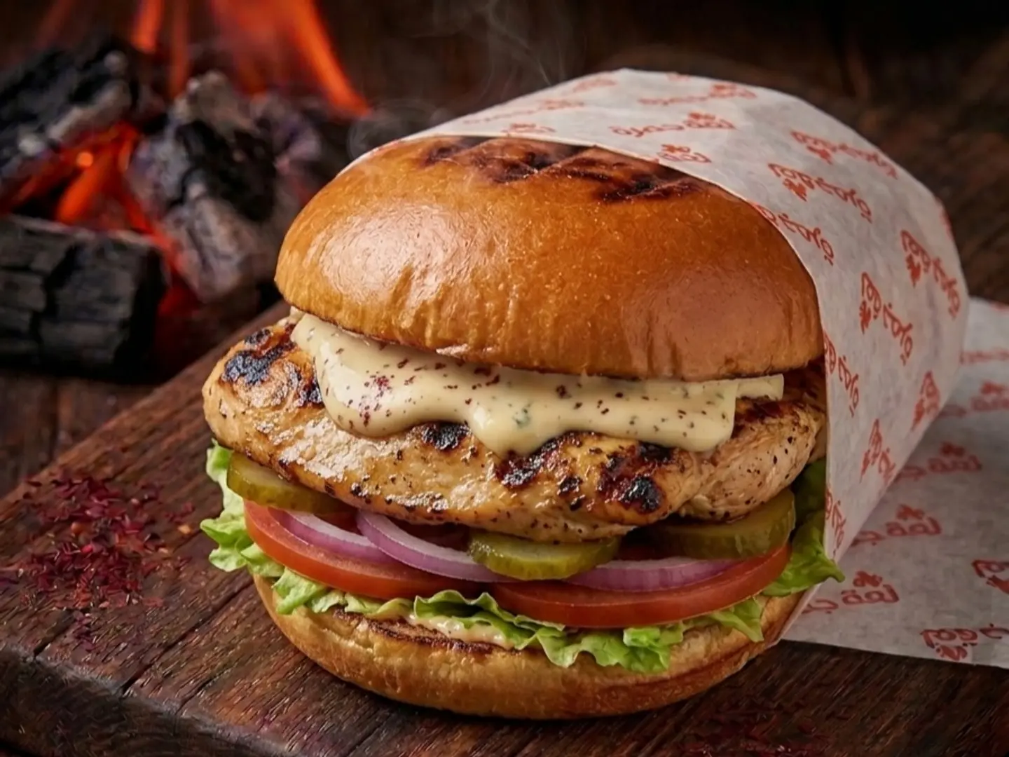 Grilled Chicken Burger
