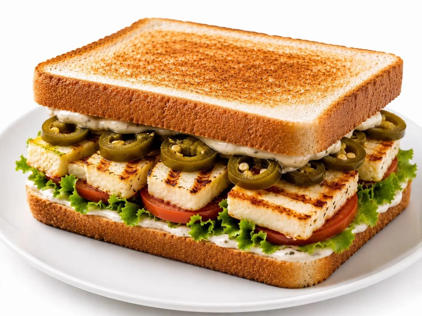 Halloumi Jalapeno Sandwich