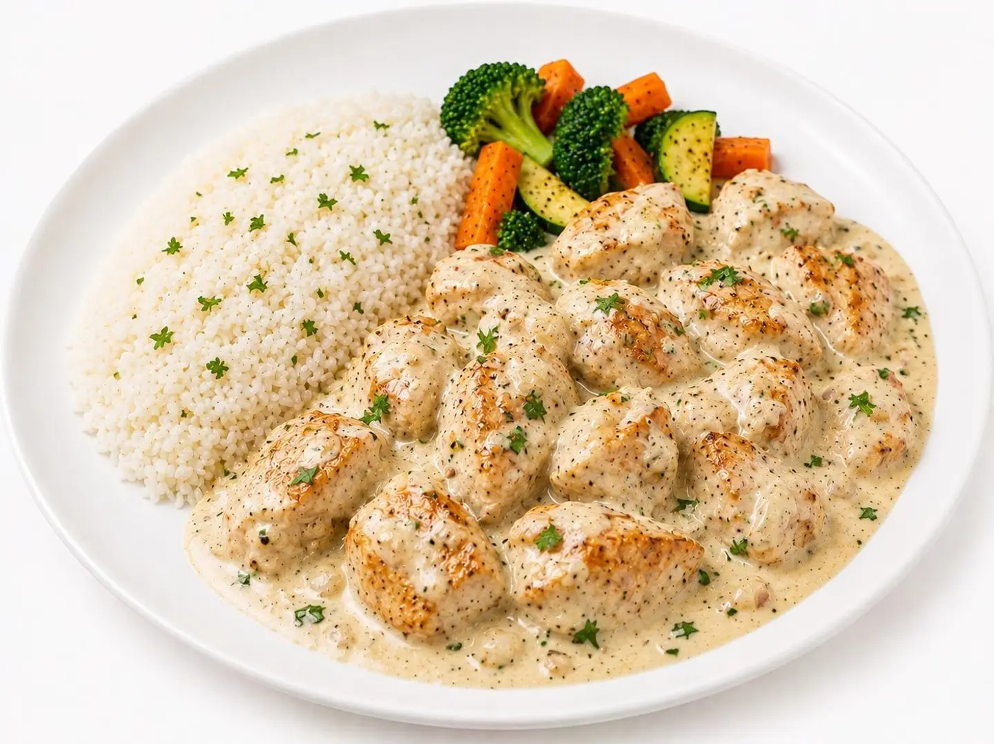 Chicken White Sauce