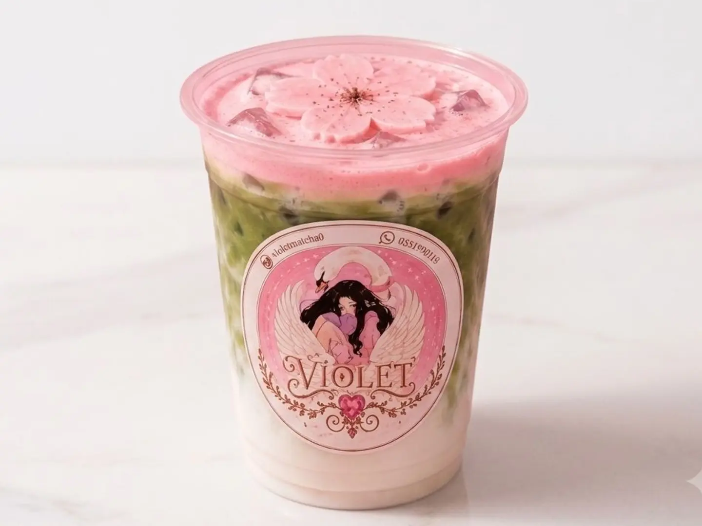 Matcha Violet Strawberry
