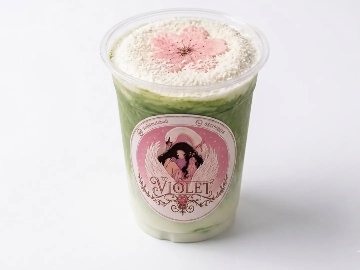 Matcha Violet Coconut