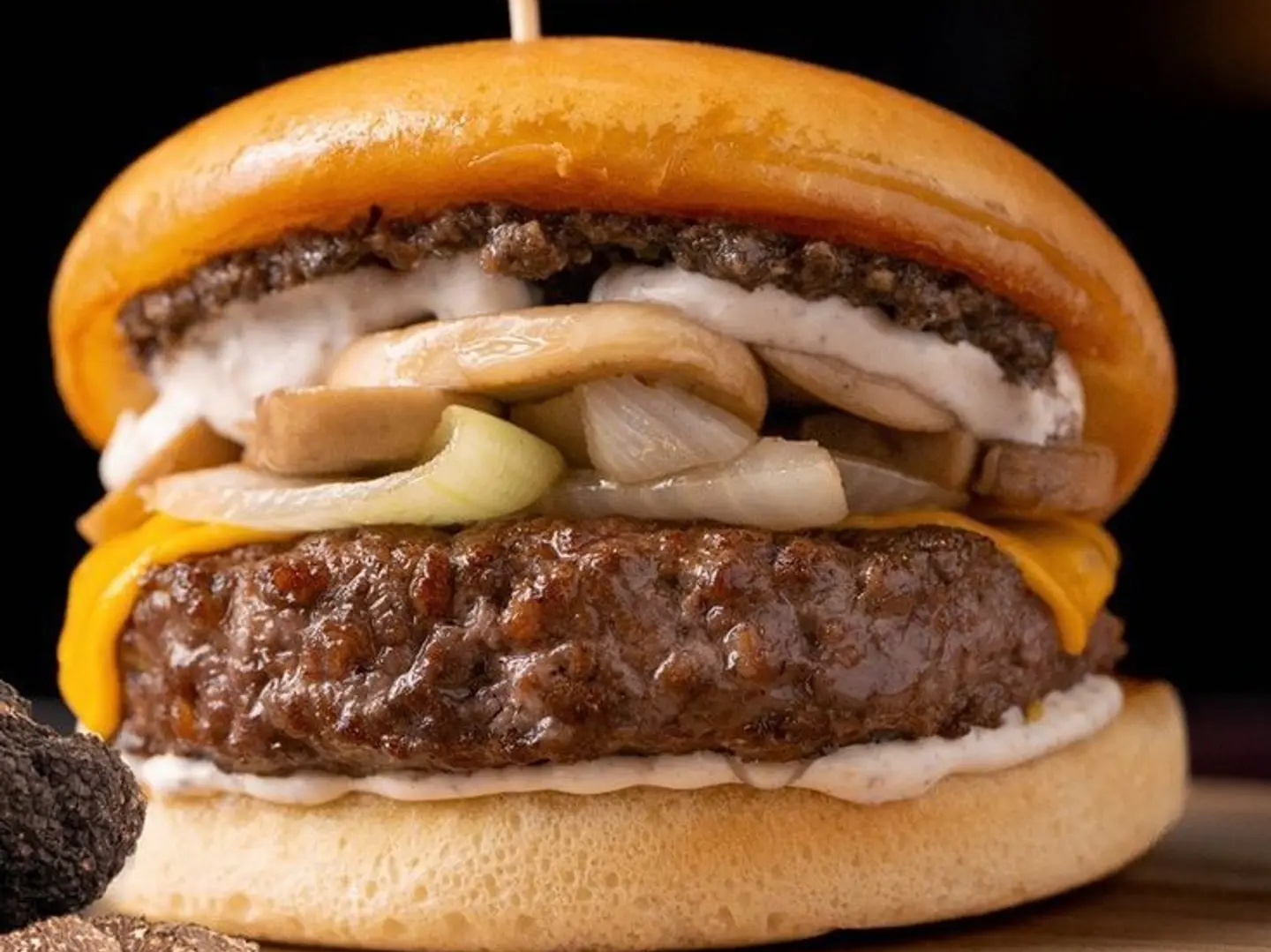 Truffle Mushroom Burger