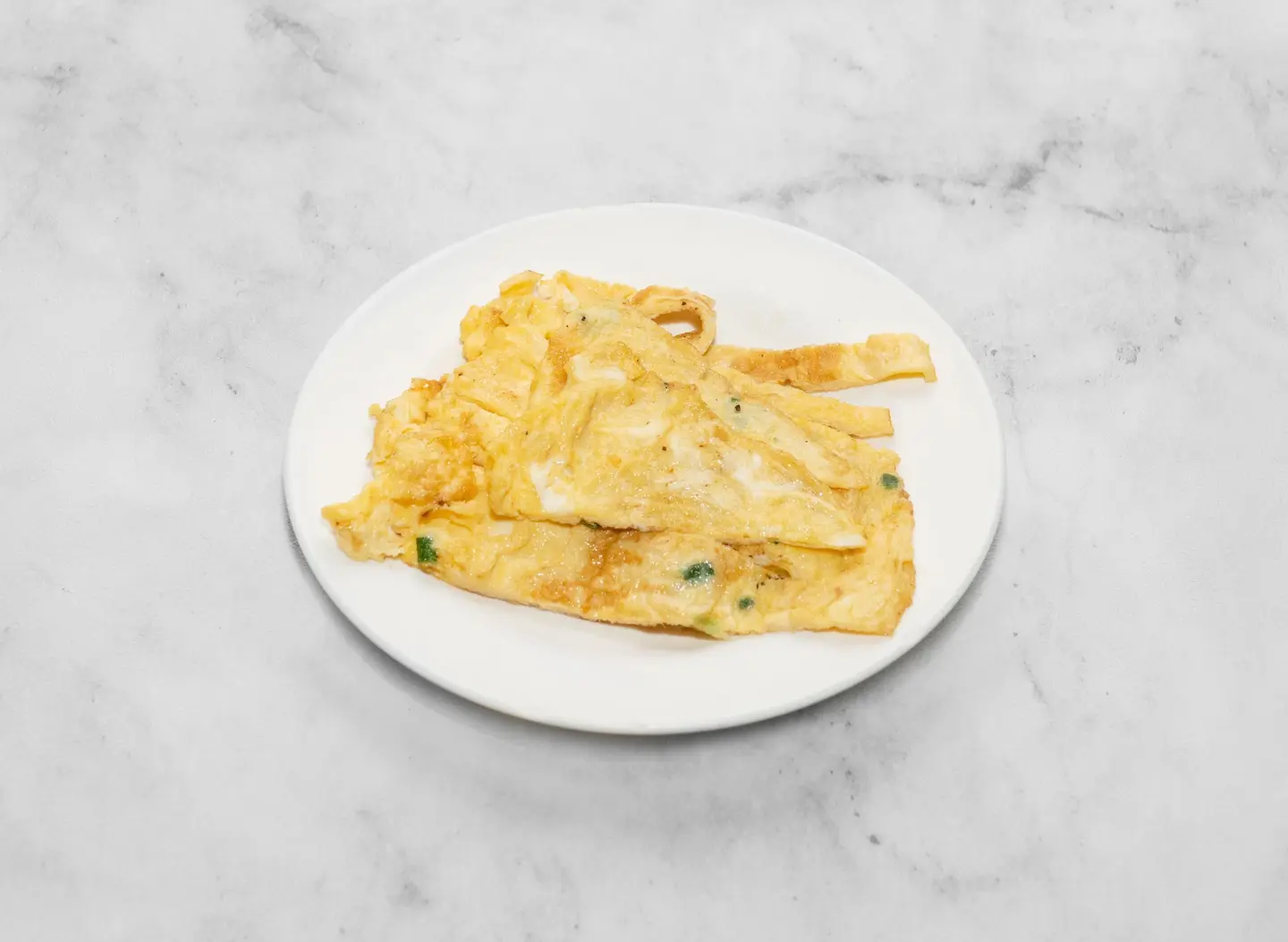 Egg Omelette Plate