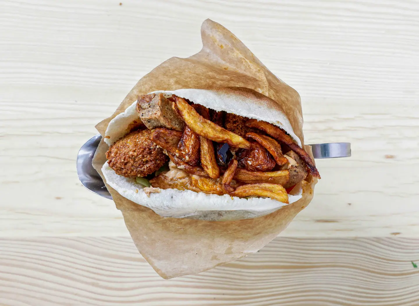 Falafel Hummus Sandwich