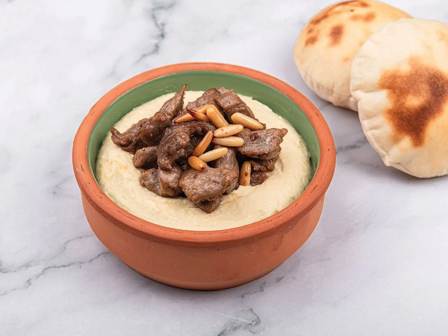 Hummus With Meat Plate