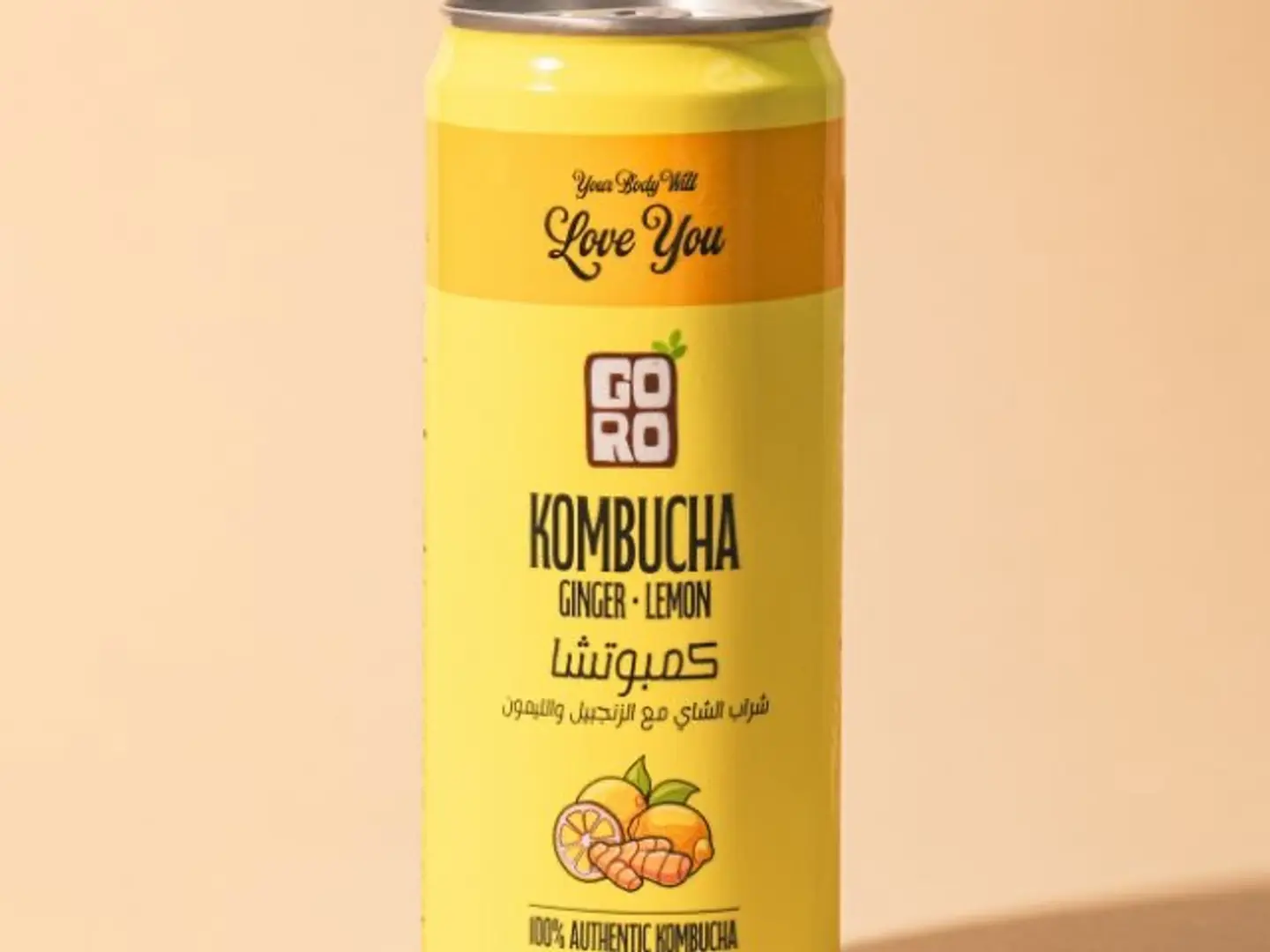 Goro Kombucha Ginger And Lemon