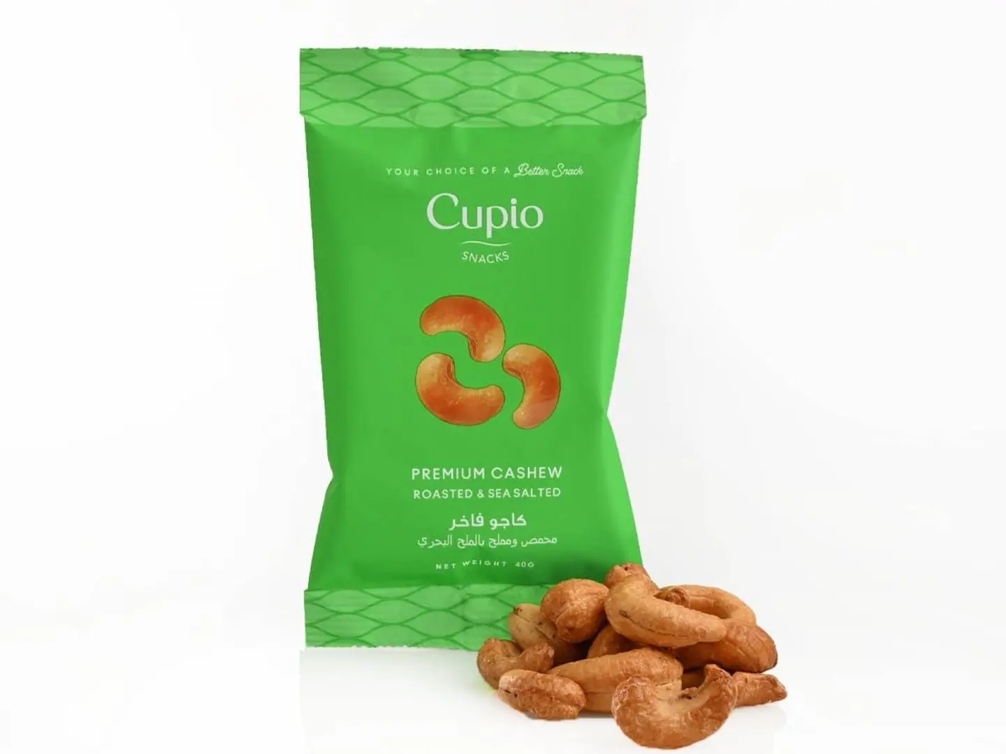 Cupio Premium Cashew Roasted And Sea Salted