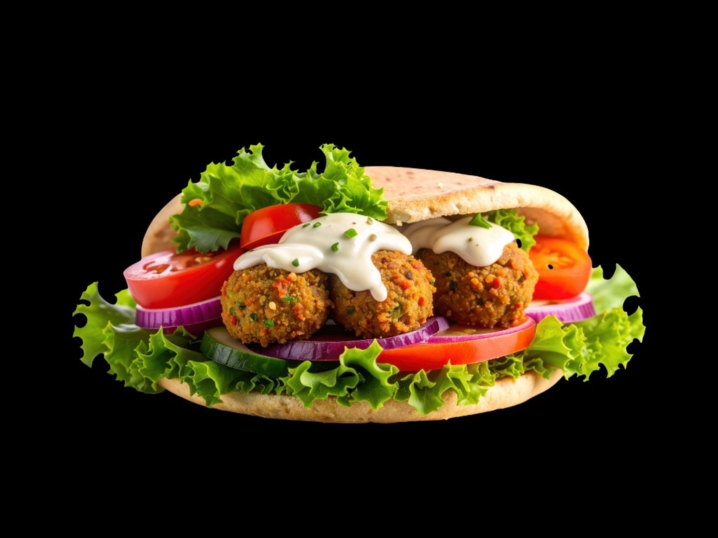 Falafel Cheese Sandwich