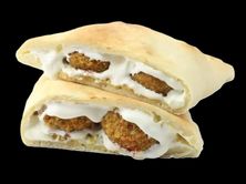 فطيرة لبنة فلافل