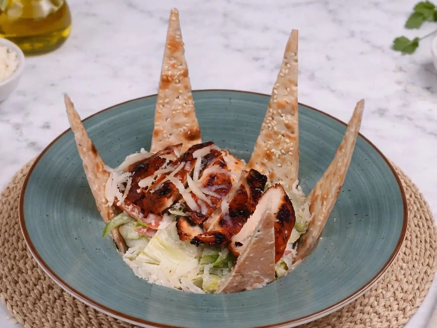Caesar Tikka Salad