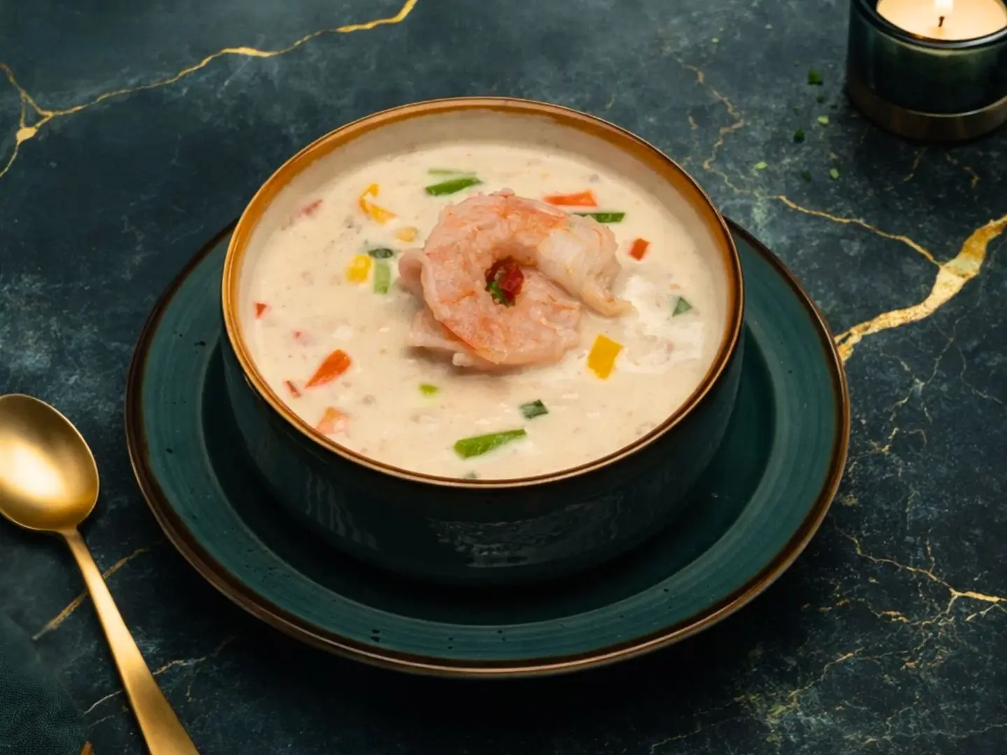 Seafood Thermidor Soup
