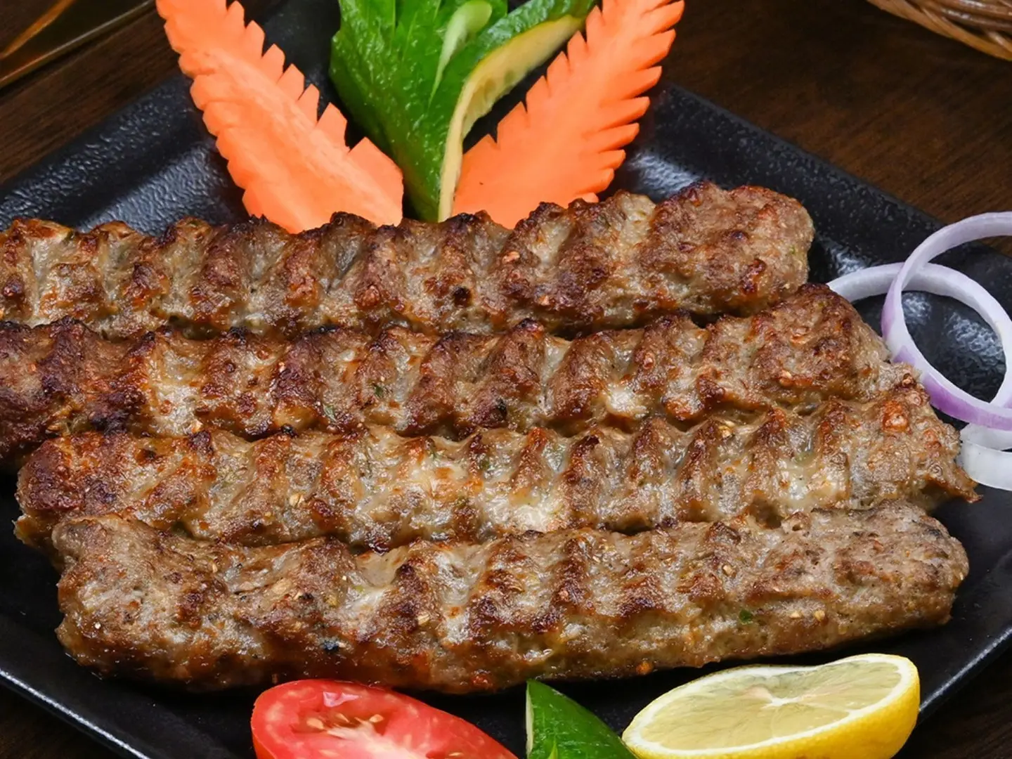 Makhmali Seekh Kebab