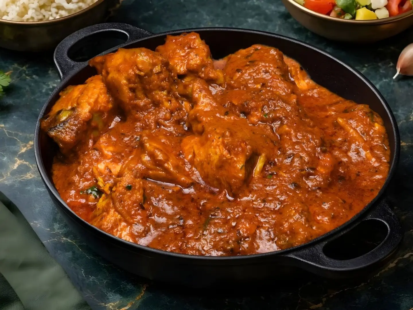 Shikarpuri Chicken Karahi