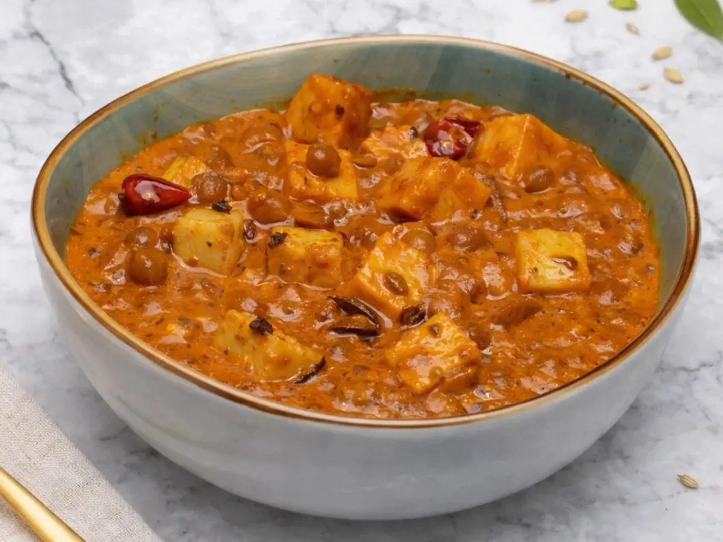 Shahi Mutter Paneer Curry
