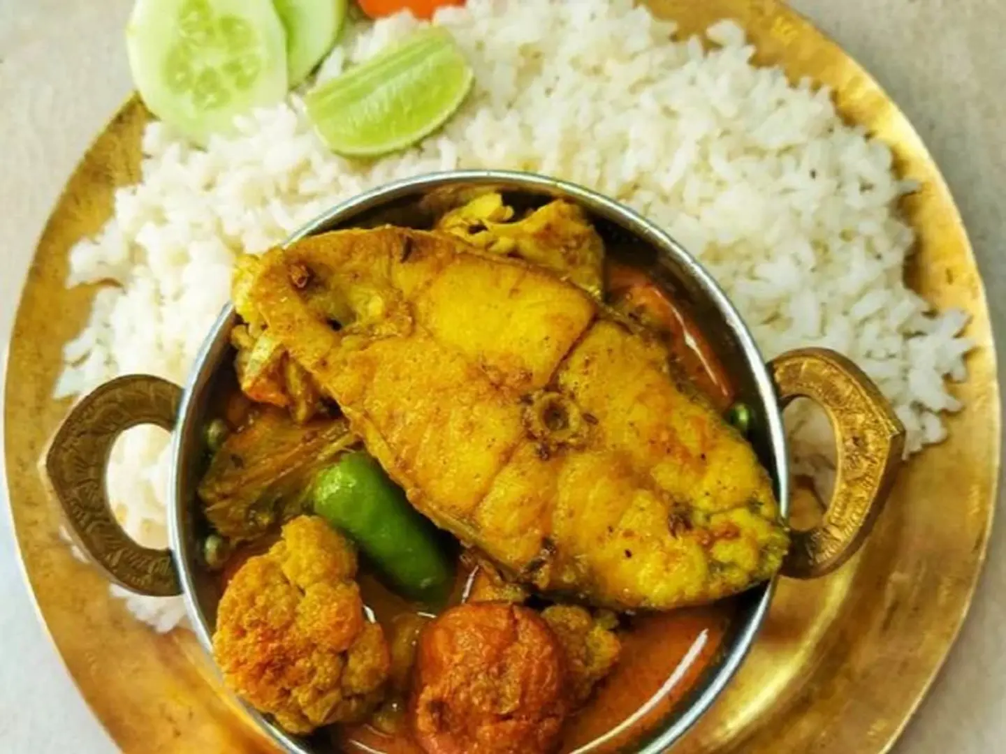 Ruh Fish With Rice.