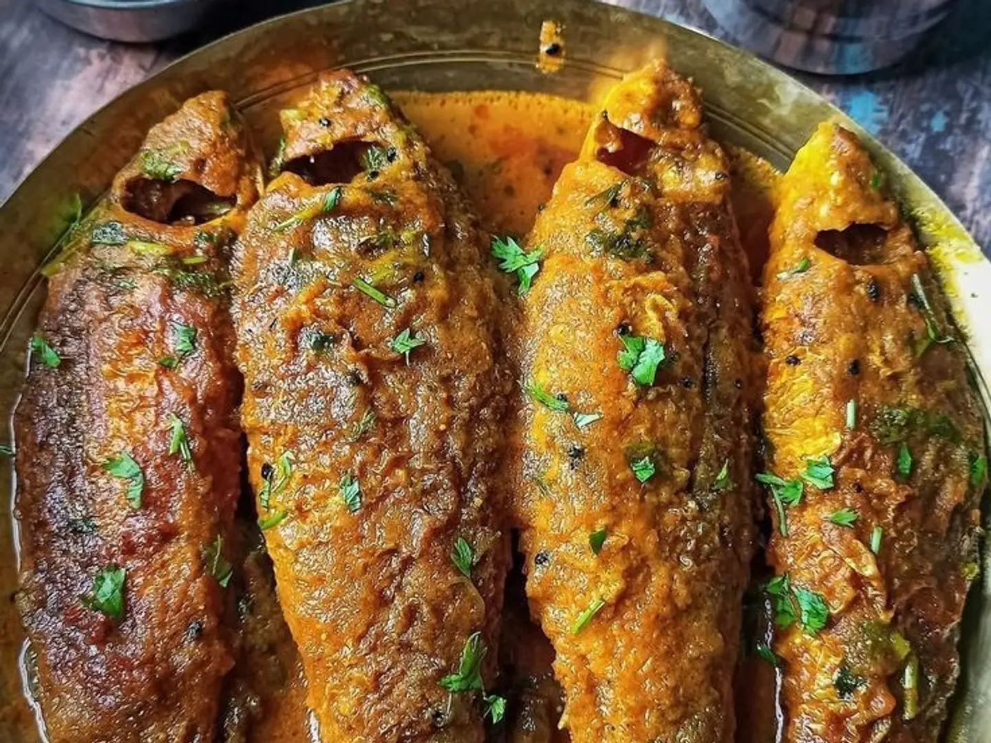 سمك البووا مع الأرز.