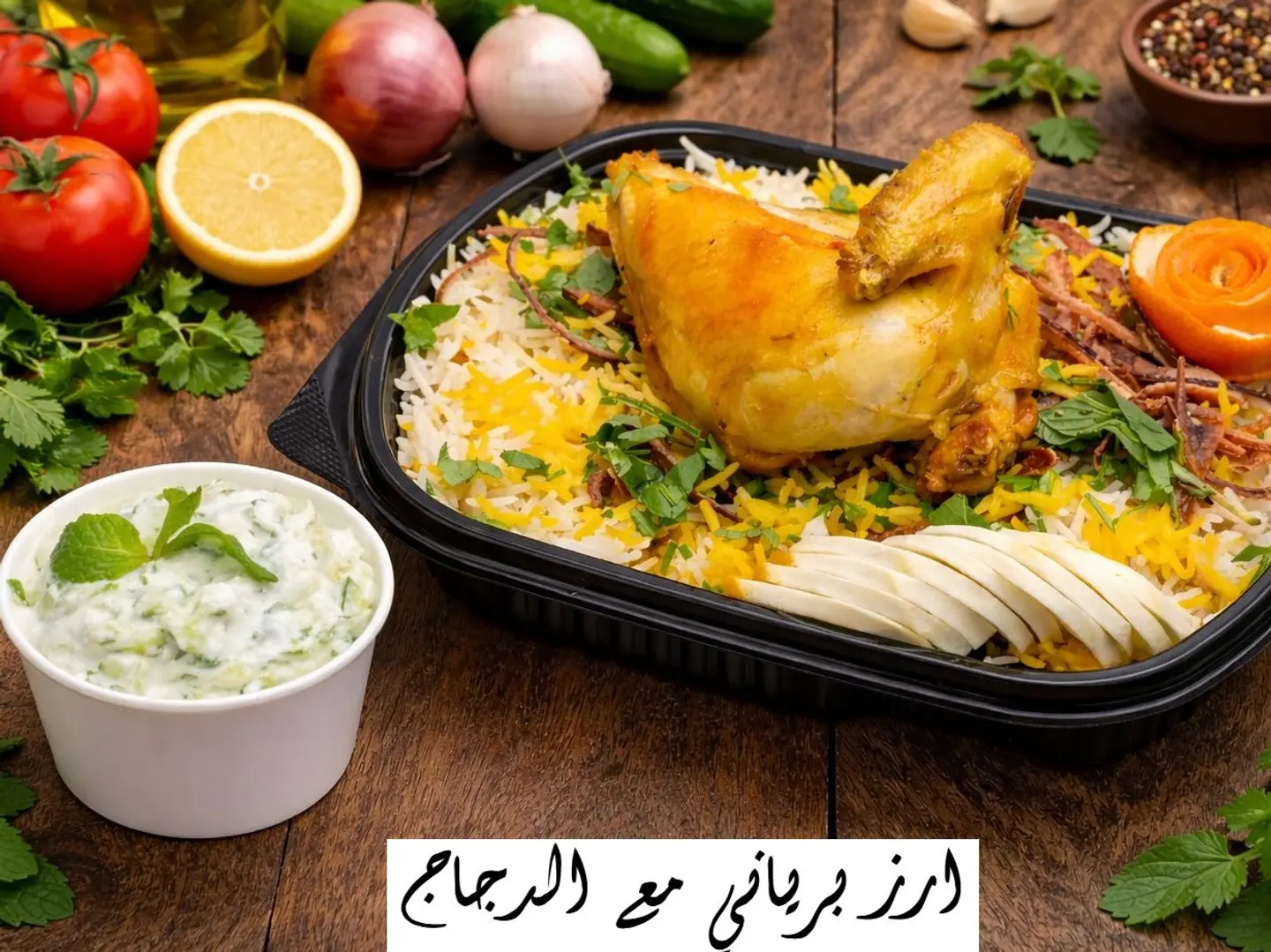 دجاج مندي مع أرز