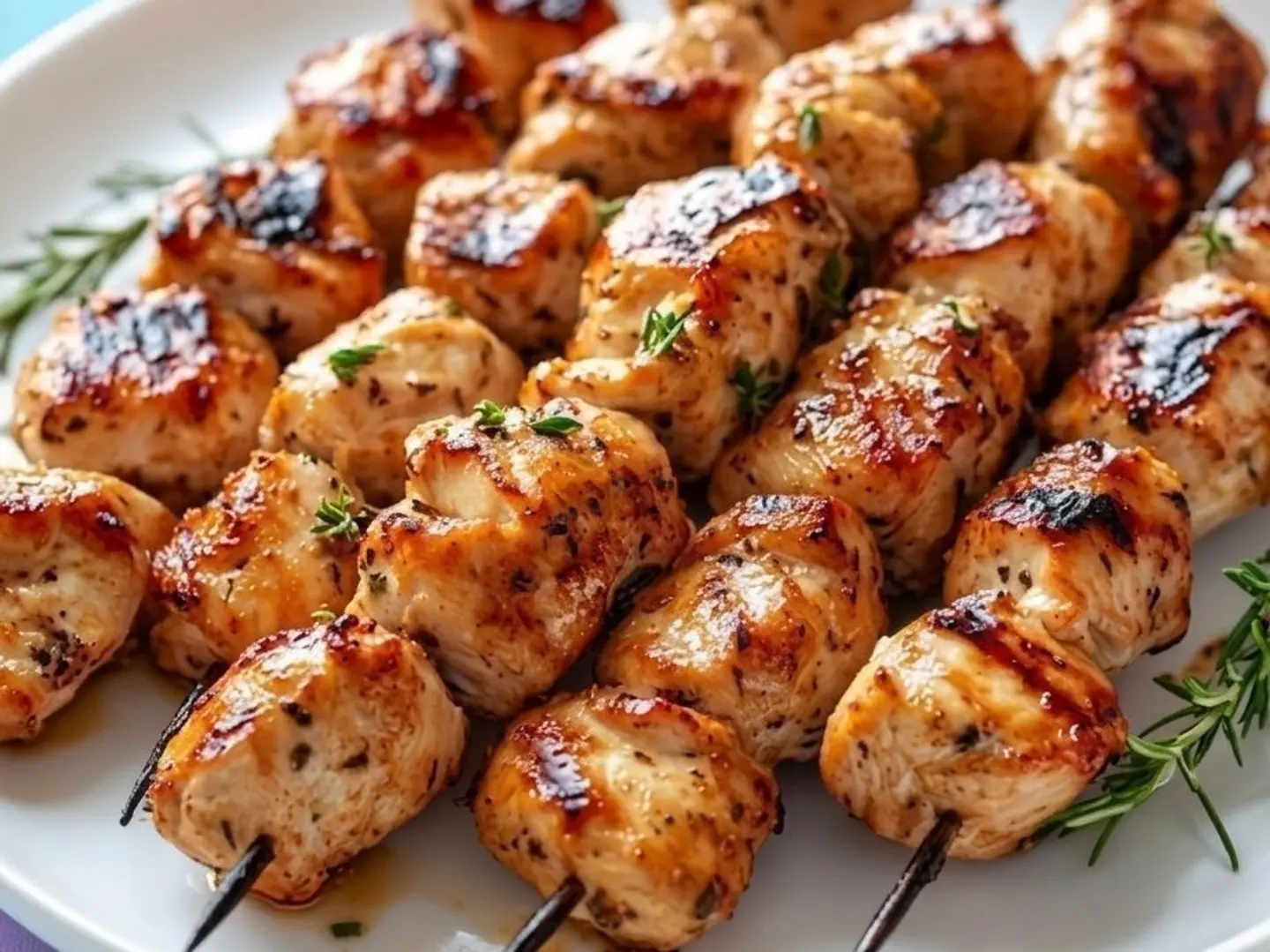 Half Chicken Skewers
